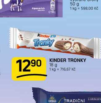 KINDER TRONKY 18 g