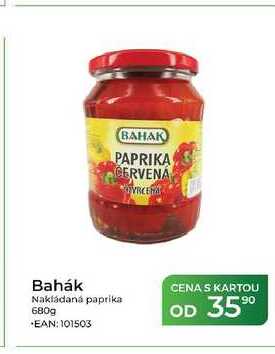 Bahák Nakládaná paprika 680g