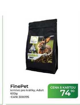 FinePet krmivo pro králíky, Adult 600g