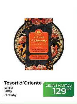 Tesori d'Oriente svíčka 200g