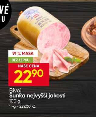 Šunka nejvyšší jakosti 100 g
