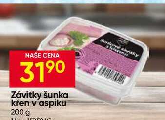 Závitky šunka křen v aspiku 200 g