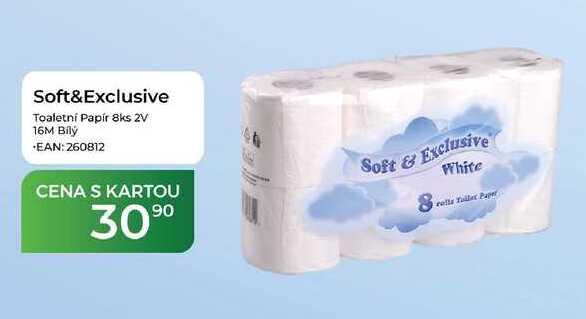 Soft&Exclusive Toaletní Papír 8ks 2V 16M