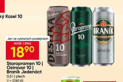 Staropramen 10 0,5l plech