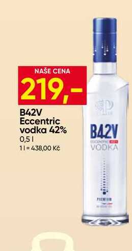 B42V Eccentric vodka 42% 0,5l