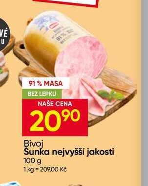 Bivoj Šunka nejvyšší jakosti 100 g