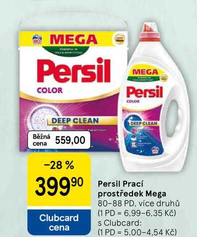 Persil Praci prostředek Mega, 80-88 PD, více druhů 