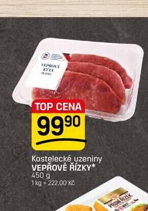 VEPŘOVÉ ŘÍZKY* 450 g