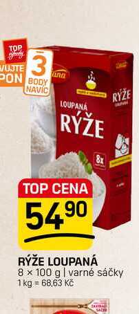 RYŽE 8 x 100 g | varné sáčky