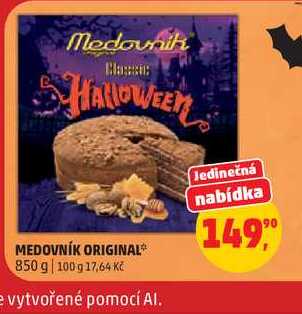 Medovník HALLOWEEN 850 g