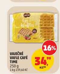 VAJEČNÉ VAFLE CAFÉ TIME 250 g