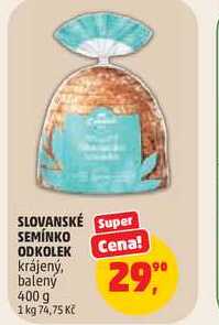 ODKOLEK SLOVANSKÉ SEMÍNKO krájený, balený 400 g