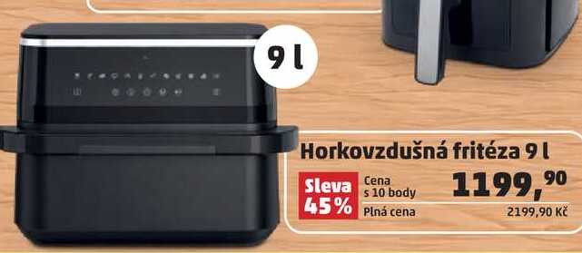 Horkovzdušná fritéza 9 l