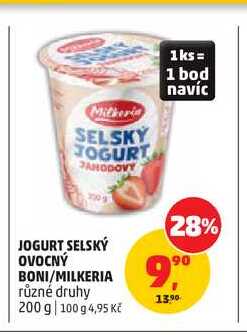 Milkeria SELSKÝ OVOCNÝ JOGURT 200g