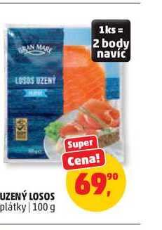 GRAN MARE UZENÝ LOSOS plátky 100 g