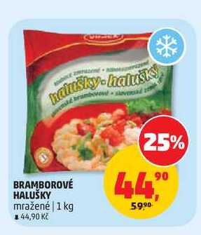 BRAMBOROVÉ HALUŠKY mražené 1 kg