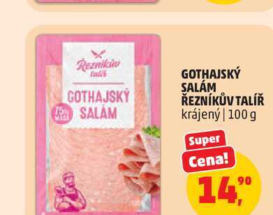 ŘEZNÍKŮV TALÍŘ GOTHAJSKÝ SALÁM 100g