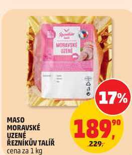 ŘEZNÍKŮV TALÍŘ MORAVSKÉ UZENÉ 1kg
