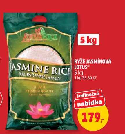 LOTUS RÝŽE JASMÍNOVÁ 5kg