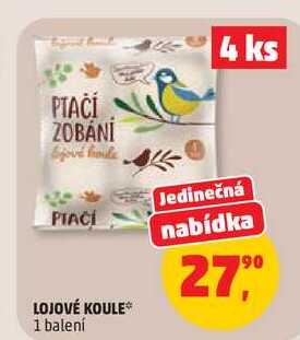 PTAČÍ ZOBÁNÍ 4 ks