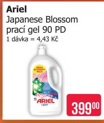 Ariel Japanese Blossom prací gel 90 PD
