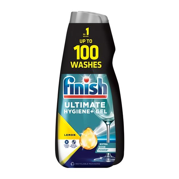 Finish Ultimate Hygiene+ gel – Lemon (2x 1 l)