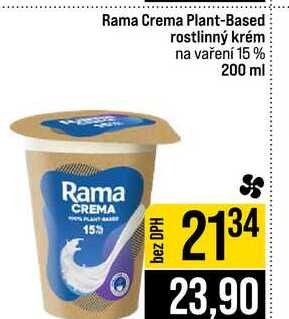 Rama Crema Plant-Based rostlinný krém na vaření 15% 200 ml