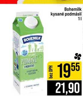 Bohemilk kysané podmáslí 1l