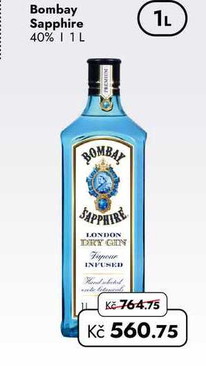 Bombay Sapphire 40% 1 L