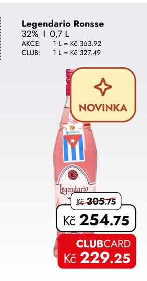 Legendario Ronsse 32% 0,7 L  