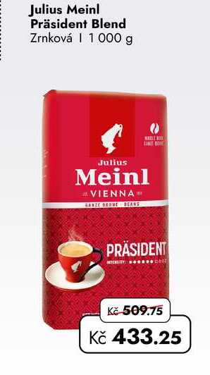 Julius Meinl Präsident Blend Zrnková 1000 g