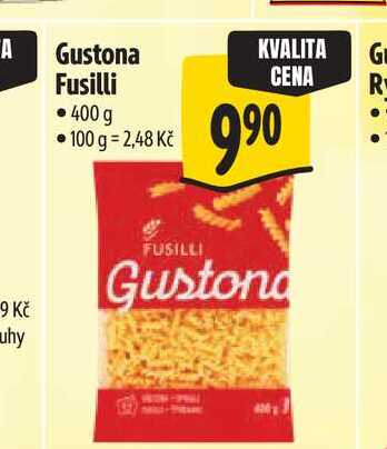   Gustona Fusilli 400 g 
