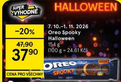 Oreo Spooky Halloween, 154 g