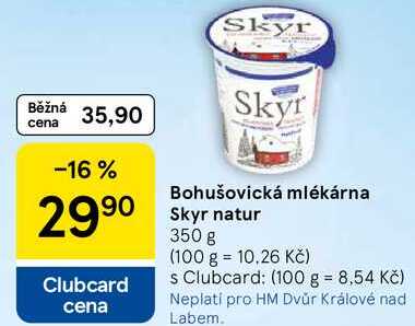 Bohušovická mlékárna Skyr natur, 350 g