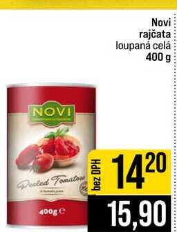Novi rajčata loupaná celá 400 g