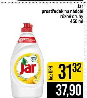 Jar prostředek na nádobí různé druhy 450 ml
