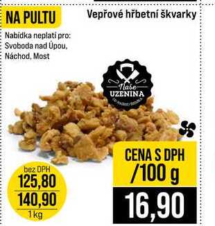Vepřové hřbetní škvarky 100g