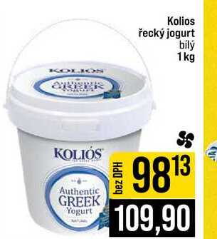 Kolios řecký jogurt bílý 1kg
