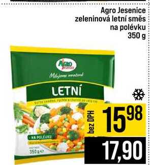 Agro Jesenice zeleninová letní směs na polévku 350 g