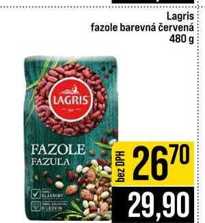 Lagris fazole barevná červená 480 g 
