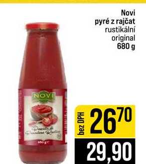 Novi pyré z rajčat rustikální original 680 g 