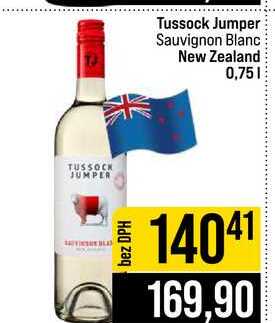 Tussock Jumper Sauvignon Blanc New Zealand 0,75l