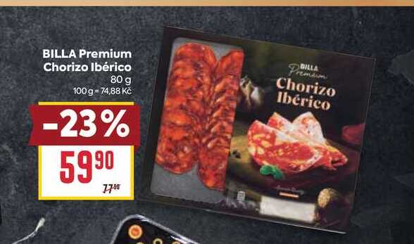 BILLA Premium Chorizo Ibérico 80 g