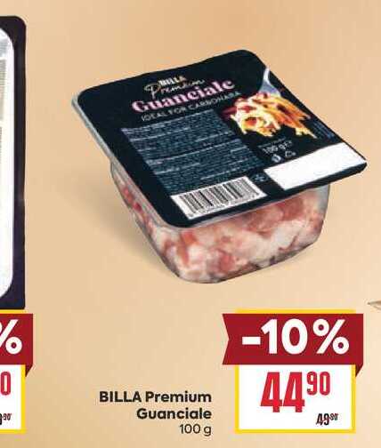 BILLA Premium Guanciale 100 g