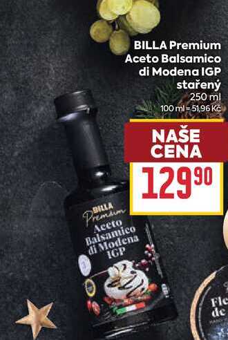 BILLA Premium Aceto Balsamico di Modena IGP stařený 250ml