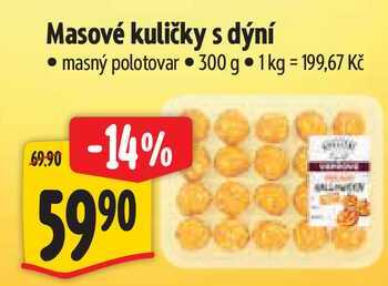Masové kuličky s dýní, 300 g