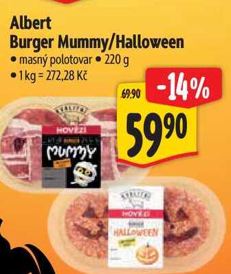 Albert Burger Mummy/Halloween, 220 g