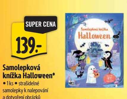 Samolepková knížka Halloween*
