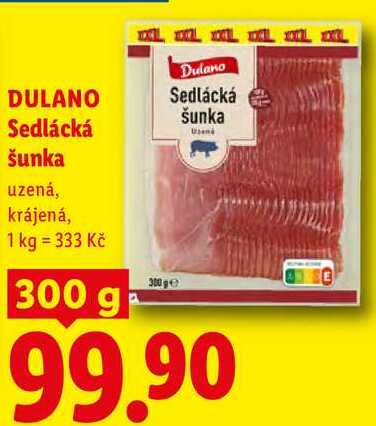 DULANO Sedlácká šunka, 300 g