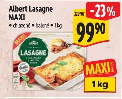 Albert Lasagne MAXI, 1 kg